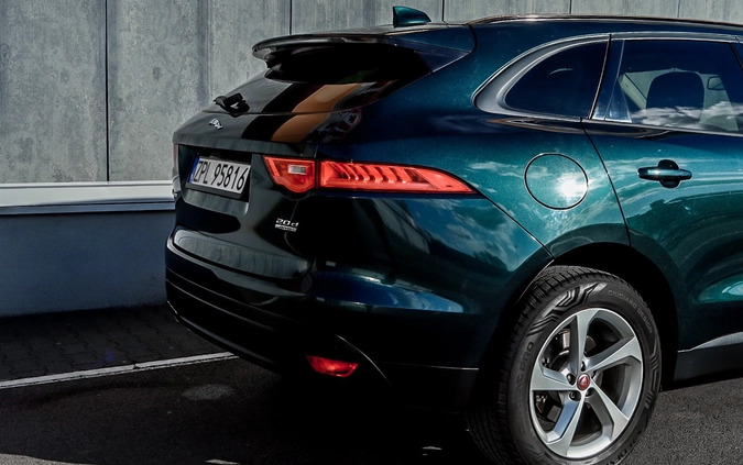 Jaguar F-Pace cena 128900 przebieg: 123800, rok produkcji 2017 z Szczecin małe 781